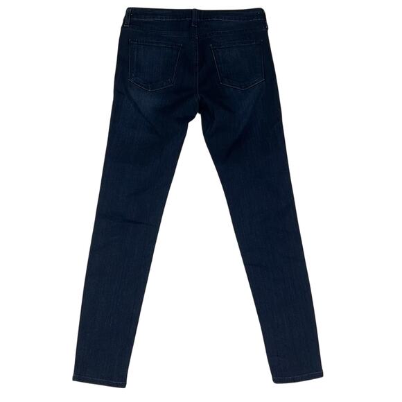 Just Black Women’s Dark Wash Denim Jeans Stretch SZ 11 Skinny Cut Elevated Basic - Picture 2 of 11